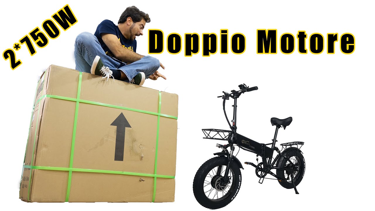 Unboxing Bici Elettrica Rx20 MAX con Doppio Motore da 750W e Velocità massima 56Km/h