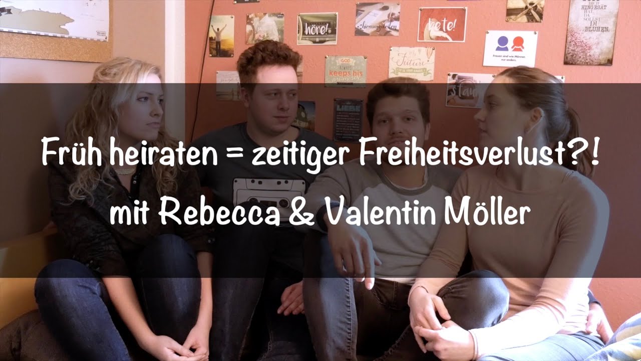 Fr&uuml;h heiraten = zeitiger Freiheitsverlust?! 😰 || mit Rebecca & Valentin M&ouml;ller