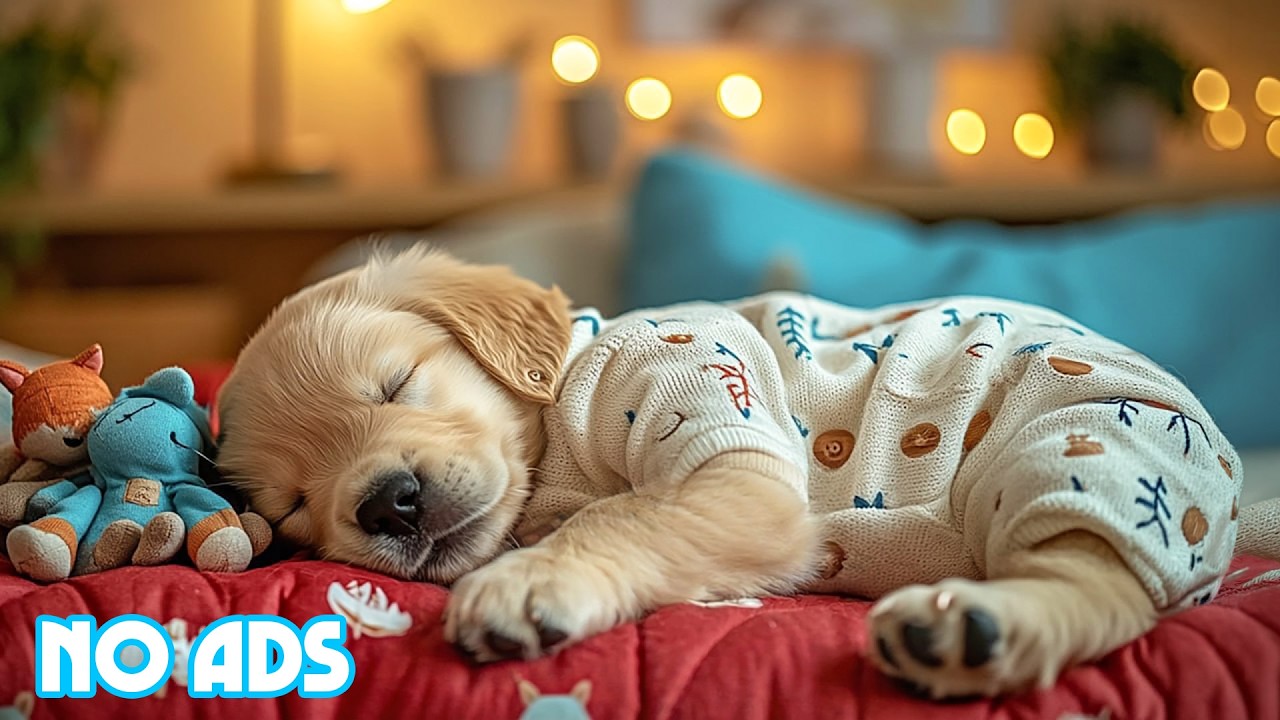 12 Hours Of Dog Calming Music 🐩🎼 Separation Anxiety Relief ✨ Calm Bedtime Sounds💖 No ADS