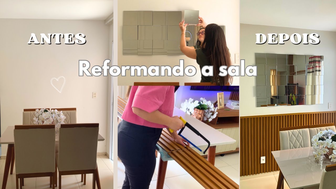 PAINEL RIPADO | REFORMANDO A MINHA SALA | FICOU MELHOR DO QUE EU ESPERAVA 💕