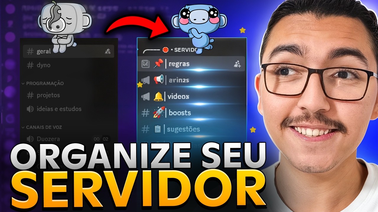 Como Deixar Seu SERVIDOR BONITO e ORGANIZADO no Discord!!