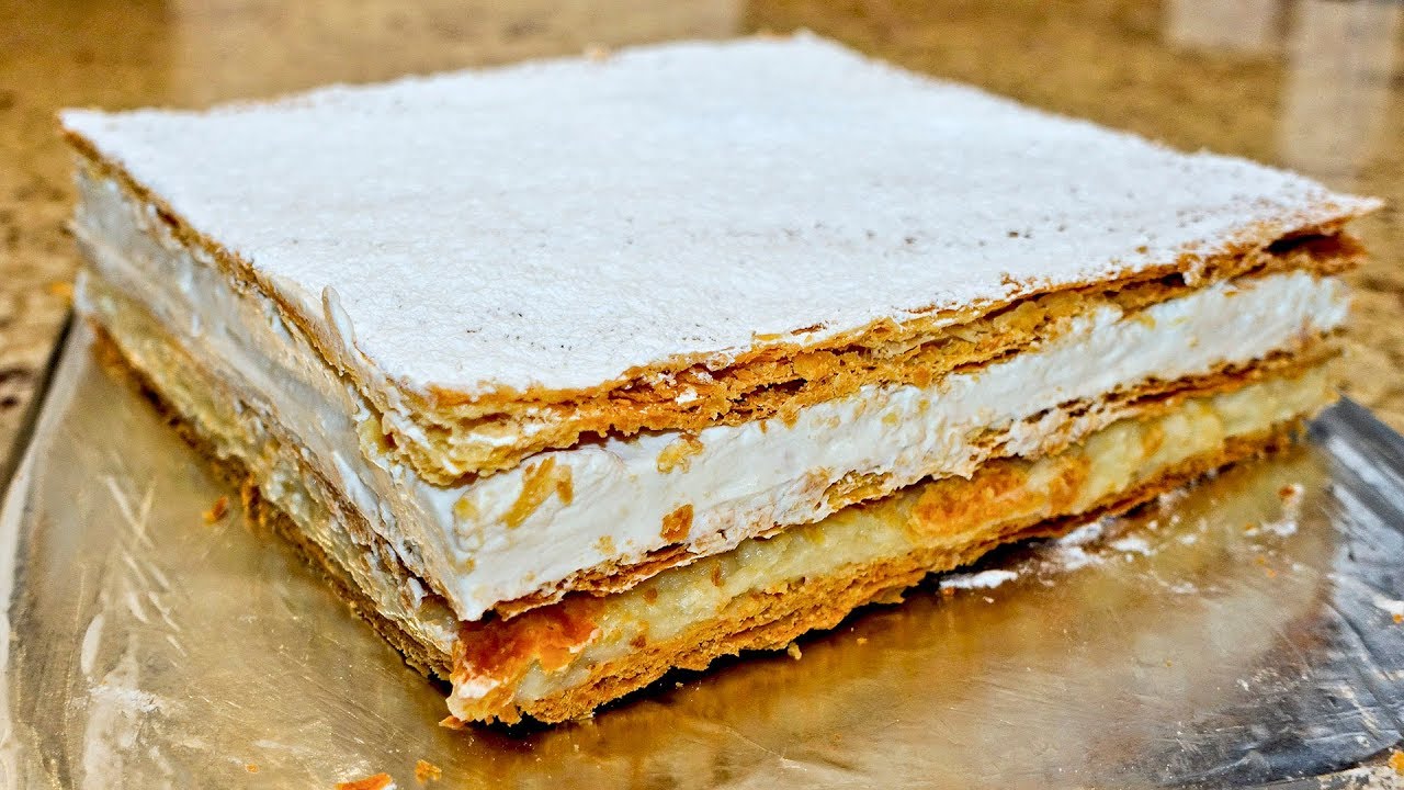 Receta de la Torta Milhojas paso a paso