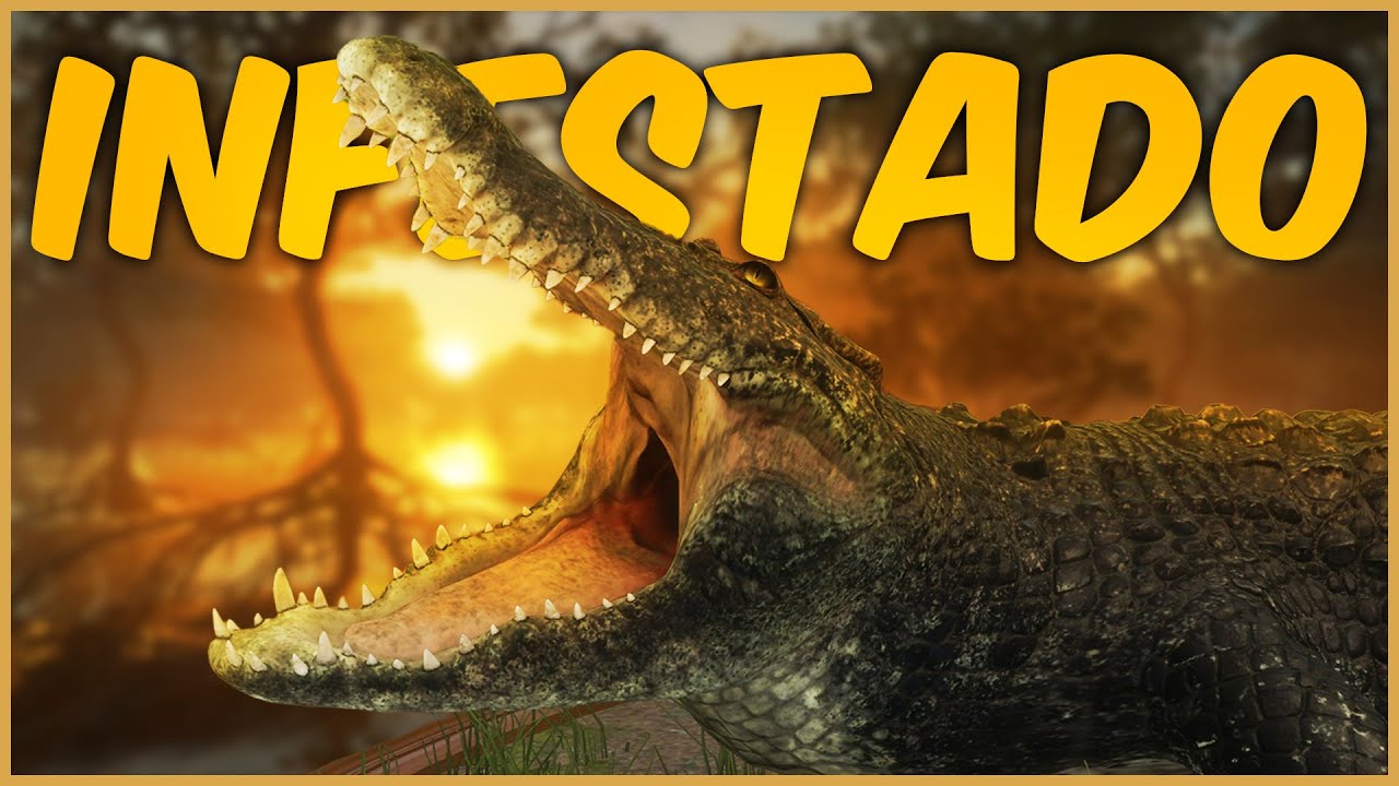 ESSE LOCAL É INFESTADO DE CROCODILO, MUITO DIVERTIDO CAÇAR DE ARCO - THE HUNTER CALL OF THE WILD