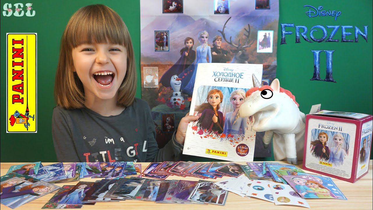 ХОЛОДНОЕ СЕРДЦЕ 2 Альбом PANINI Целый Бокс Коллекция наклеек карточек