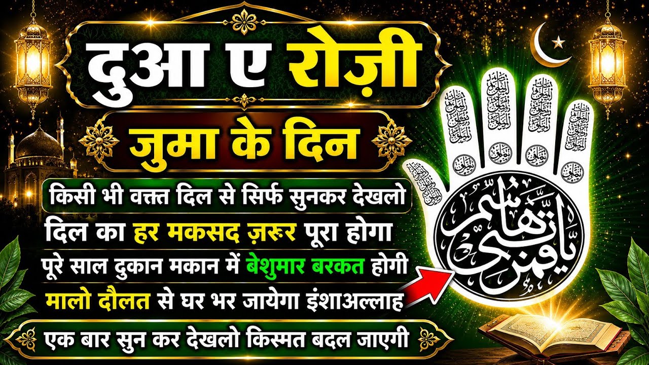 किस्मत खुल जायेगी 🤫 ये दुआ सुनकर देखो | दुआ ए रोज़ी 🤲 | Morning dua | Wazifa for money | Dua E Hajat