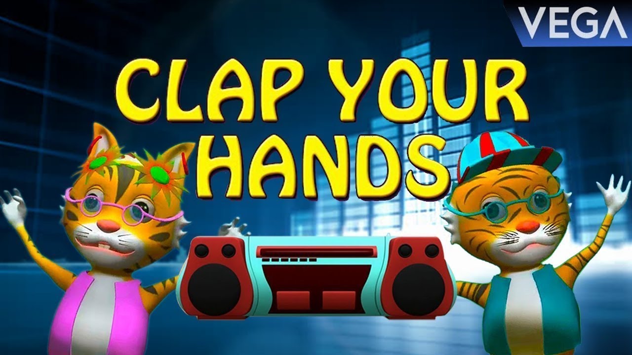 Clap Your Hands I Nursery Rhyme for Kids | Vega Rhymes