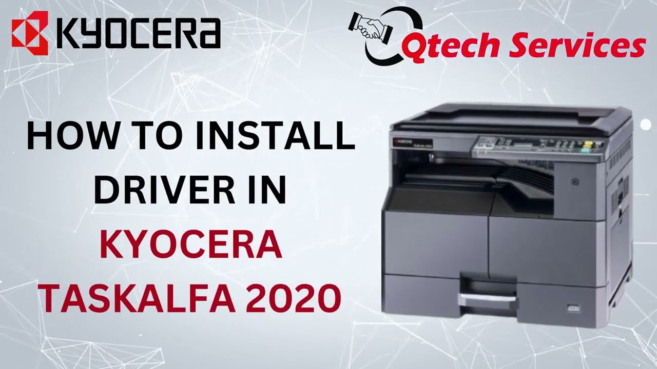 Driver install in kyocera taskalfa 2020 / Kyocera driver install tamil / Kyocera 2020 / #printer