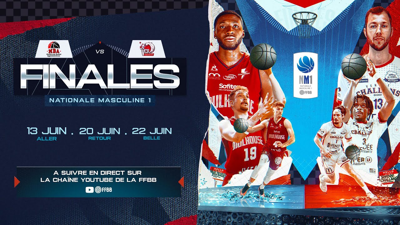 [LIVE] Mulhouse 🆚 Challans I Finale aller de Nationale Masculine 1 (Saison 2024/2025)