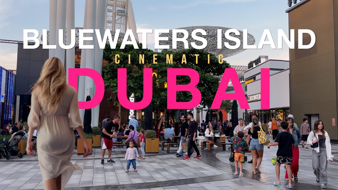BLUEWATERS ISLAND DUBAI | Cinematic Video 🌊 #UAEVideos