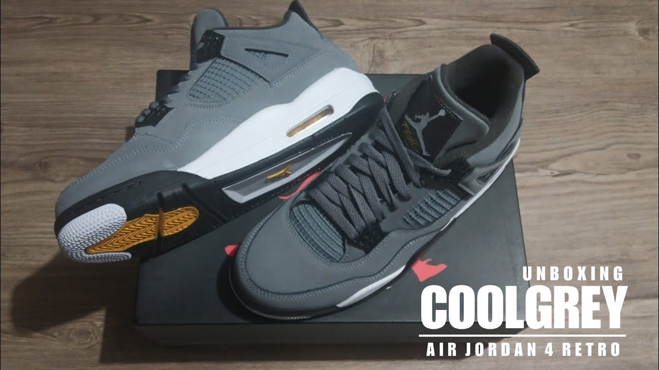 UNBOXING COOL GREY 2019 Air Jordan 4 Retro