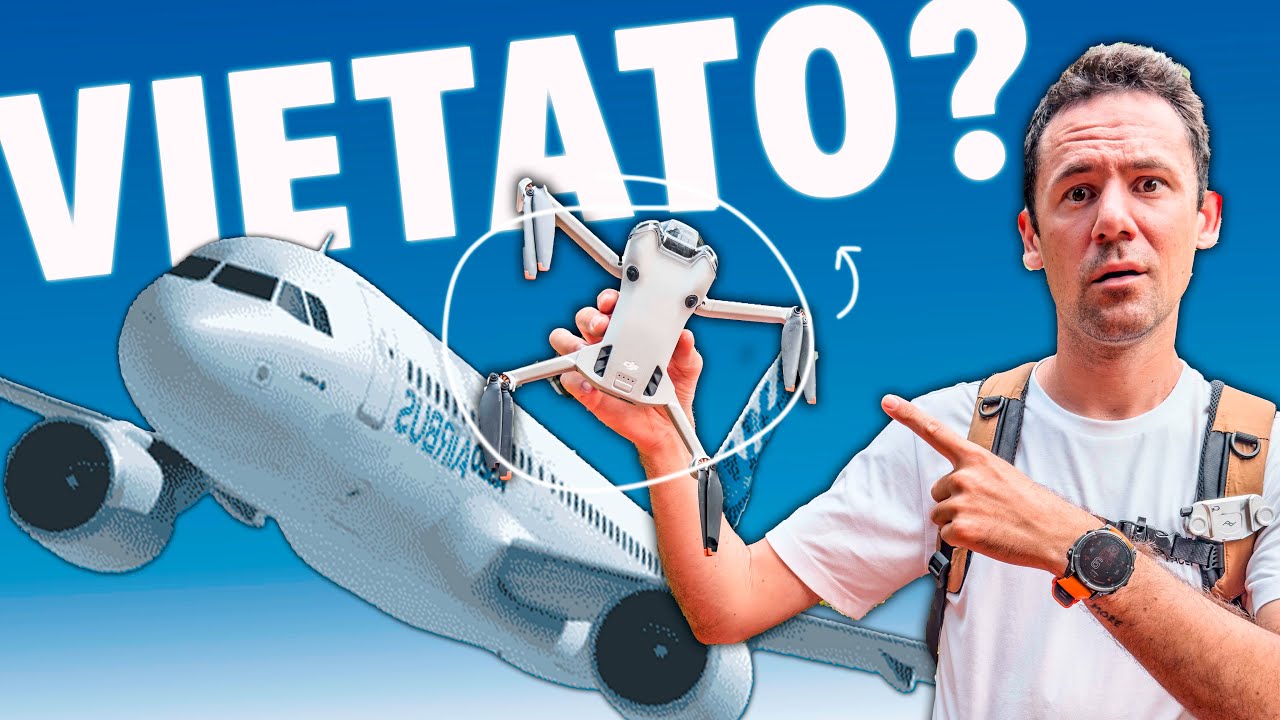 IL DRONE IN AEREO È VIETATO?