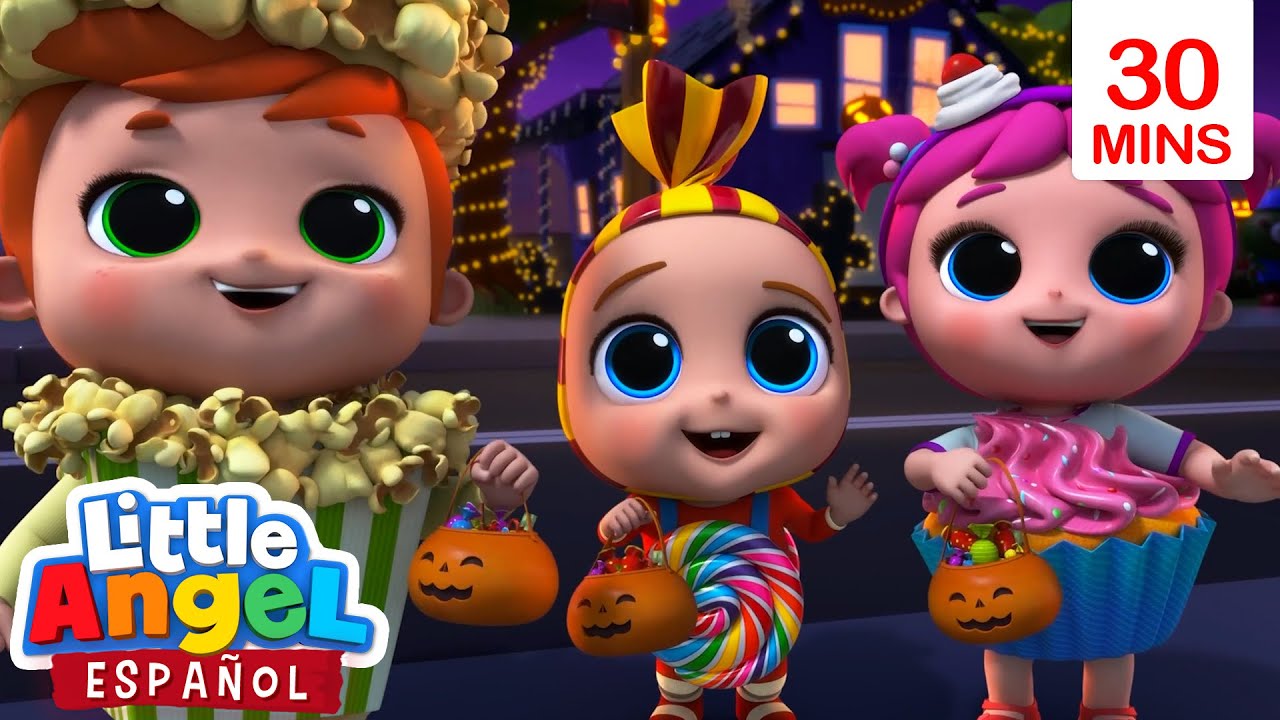 Bebé Juan y los disfraces de monstrous | Canciones Infantiles con Bebé Juan🎵| Little Angel Español