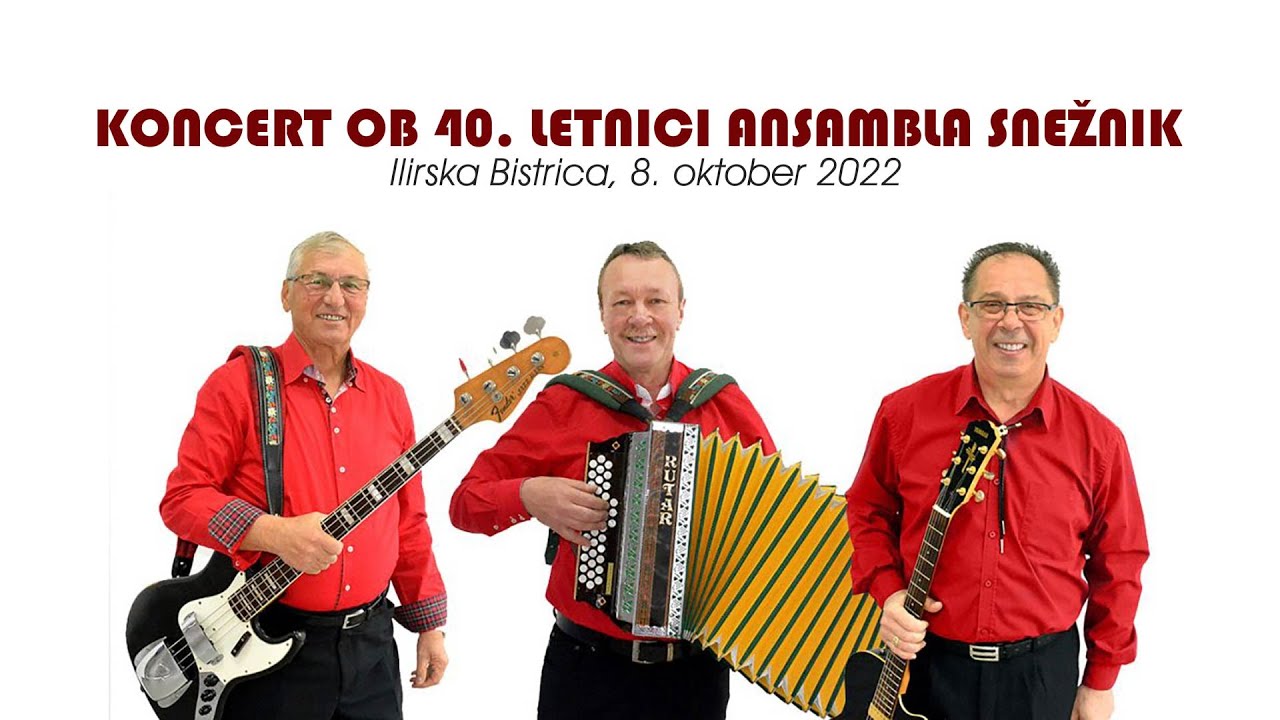 Koncert ob 40. letnici ansambla Snežnik