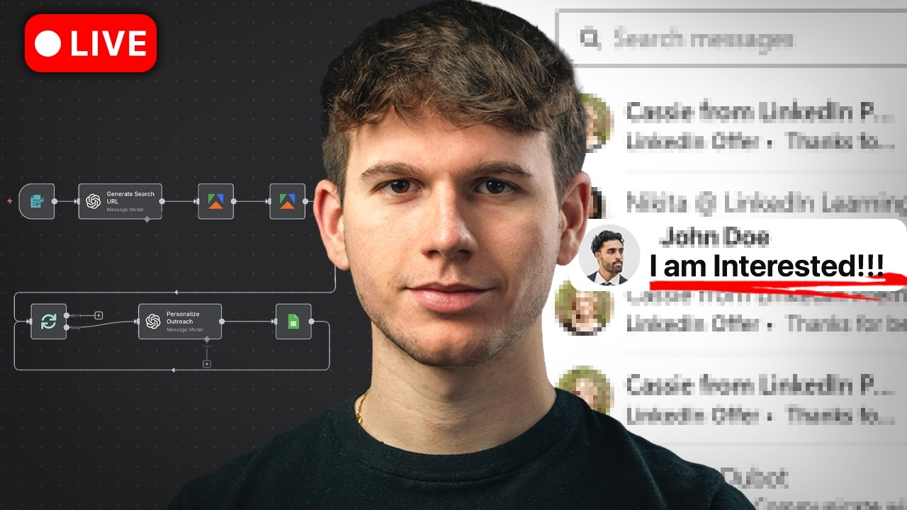 I Built an AI System That Automated My LinkedIn Outreach Using n8n