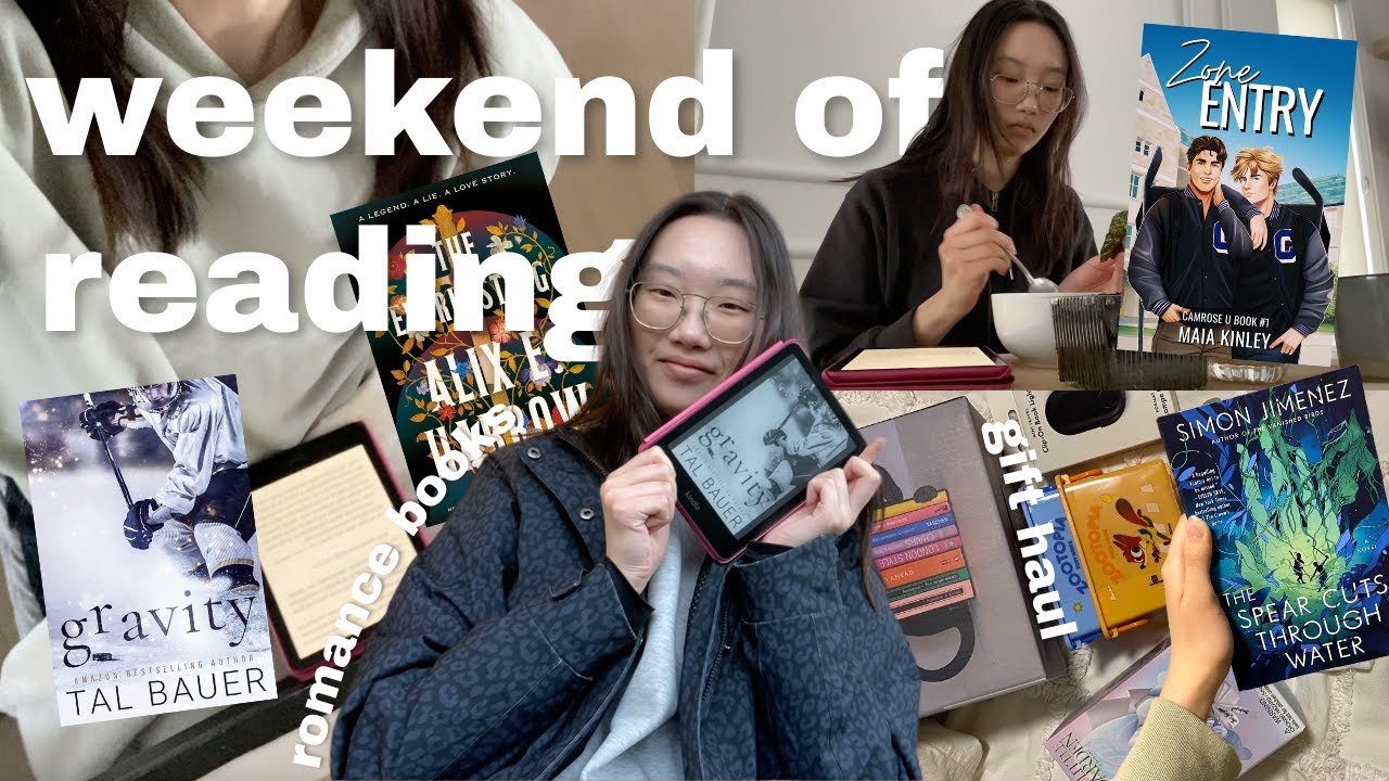 weekend of reading as an anxious college student 📖