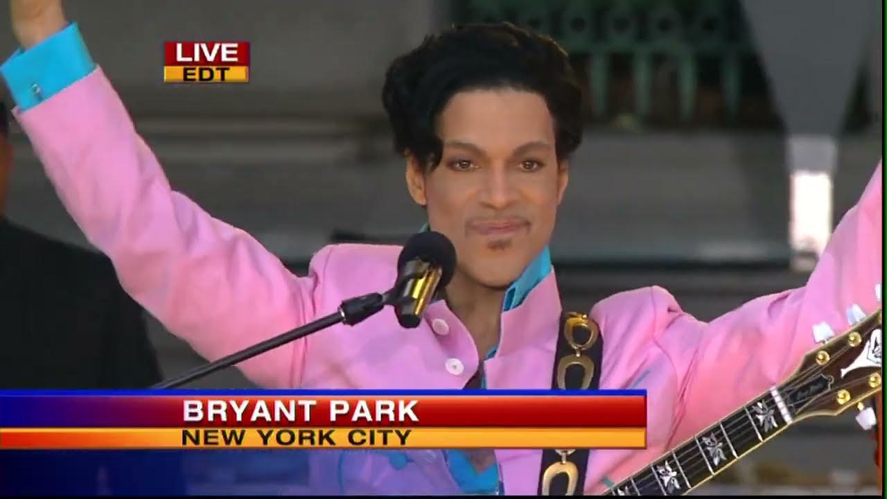 Prince ft Tamar Davis & Sheila E. - Live @ Good Morning America - Bryant Park, NK - 16/06/06