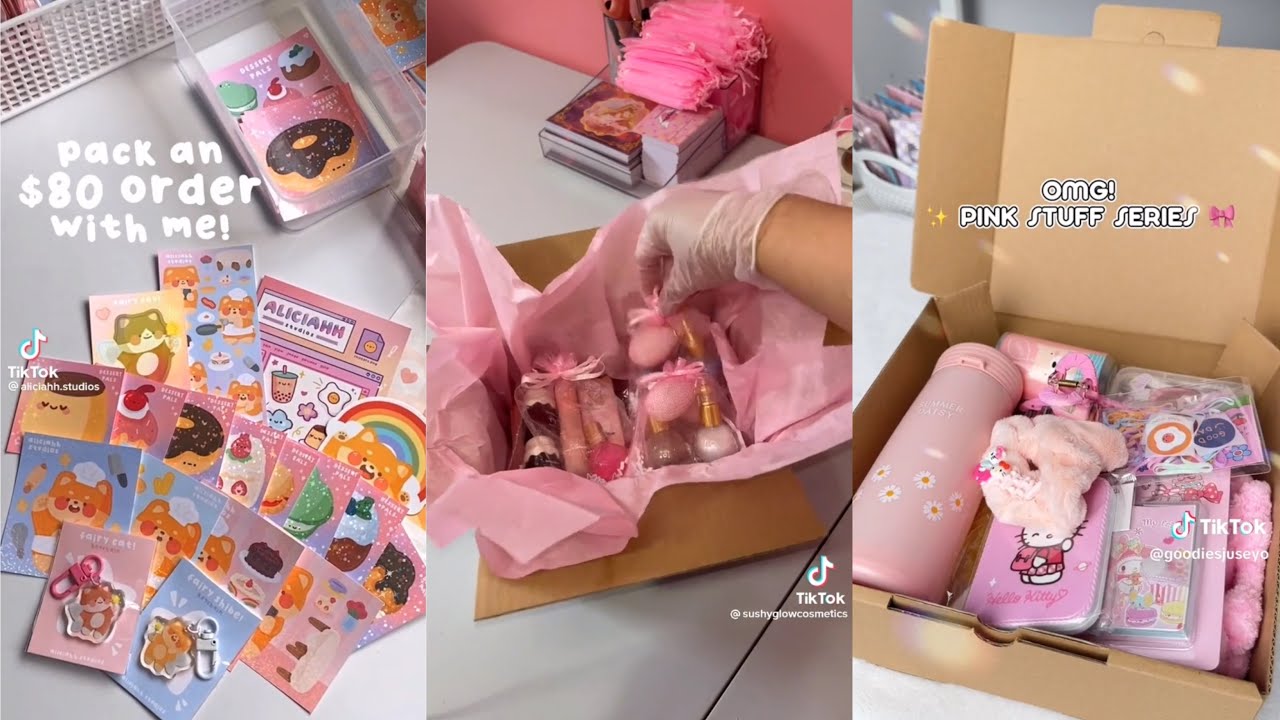 ASMR Small Business Packaging Orders TikTok Compilation pt. 13 🎁✨