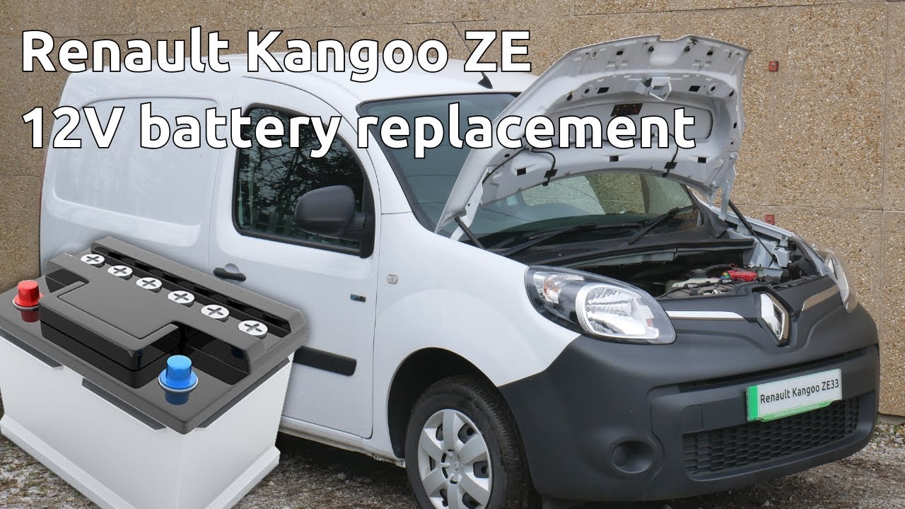 Как заменить аккумулятор 12 В в фургоне Renault Kangoo Electric (модели ZE22 и ZE33)