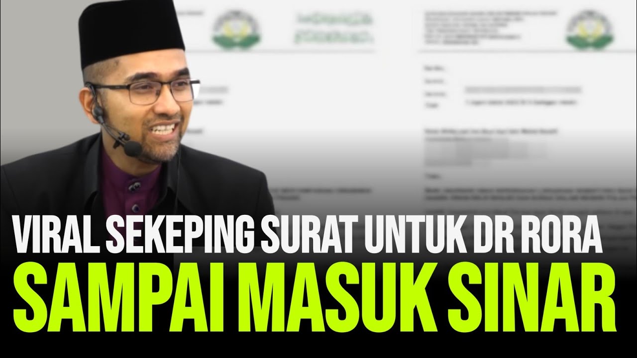 APA CERITA!! ORANG DOK VIRALKAN SEKEPING SURAT UNTUK DR RORA 