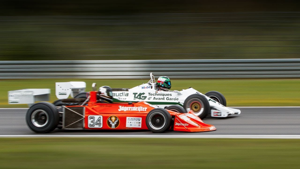 F1 Masters Historic race | DFV V8 70's & 80s F1 cars | Nürburgring 2019