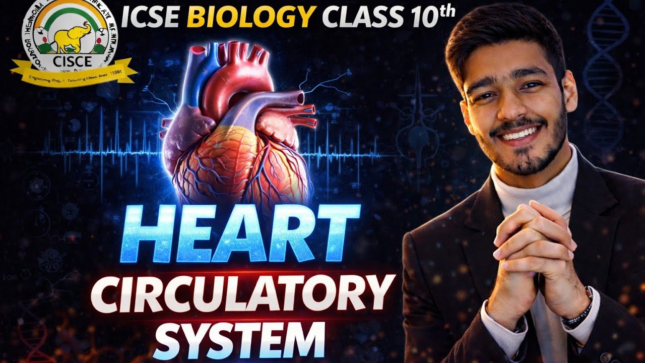 HEART - CIRCULATORY SYSTEM || ICSE BIOLOGY PAPER 2026 || #icsebiology #icsepaperleak 