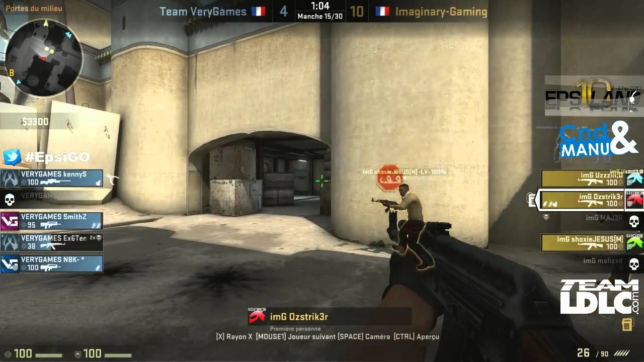 CS:GO - Finale Epsilan #10 - VeryGames vs Imaginary.Gaming