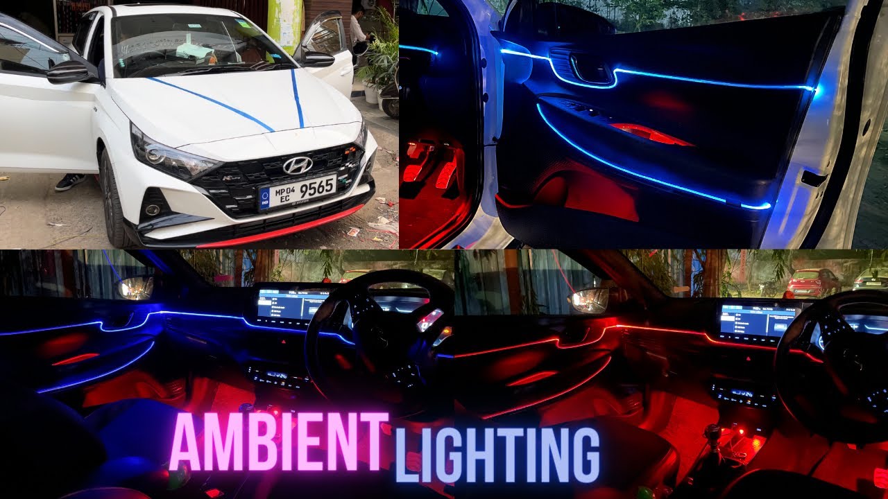 Hyundai i20 Nline Modified, Ambient light installation