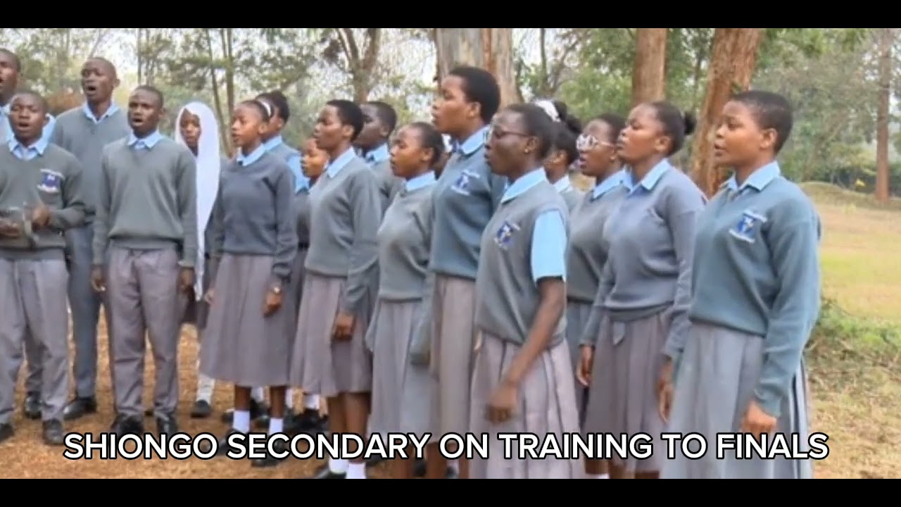 SHIONGO SECONDARY students on training to finals @khwiserosdachurch340 #vincentokeke