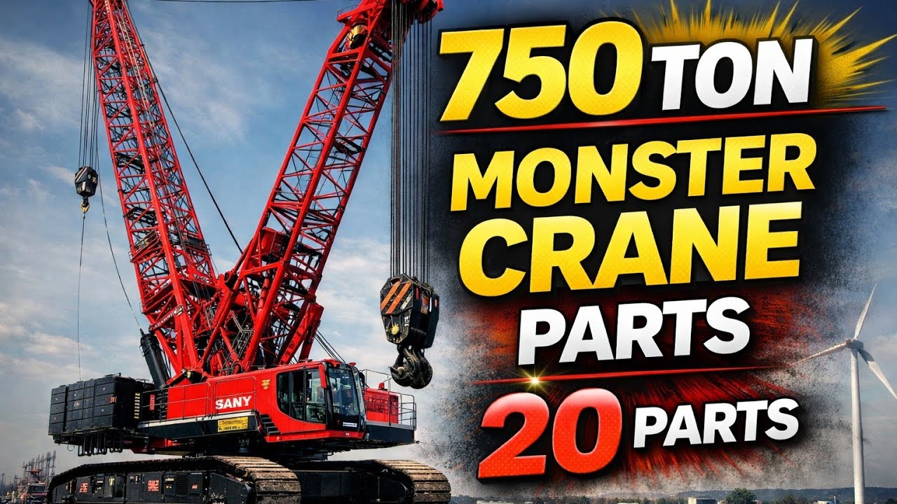 📌इस वीडियो में हम SCC7500A Crawler Crane के 20 मुख्य parts को आसान हिंदी भाषा में विस्तार से समझेंगे