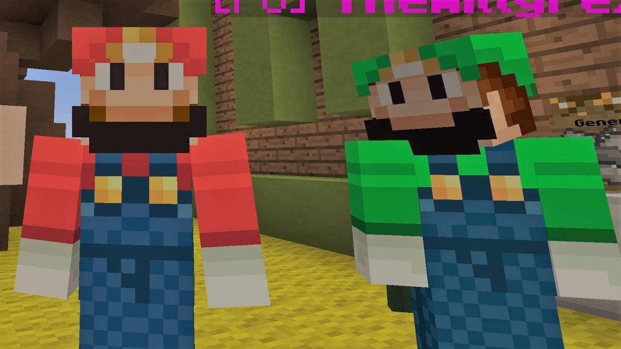 MARIO Y LUIGI EN MINECRAFT!