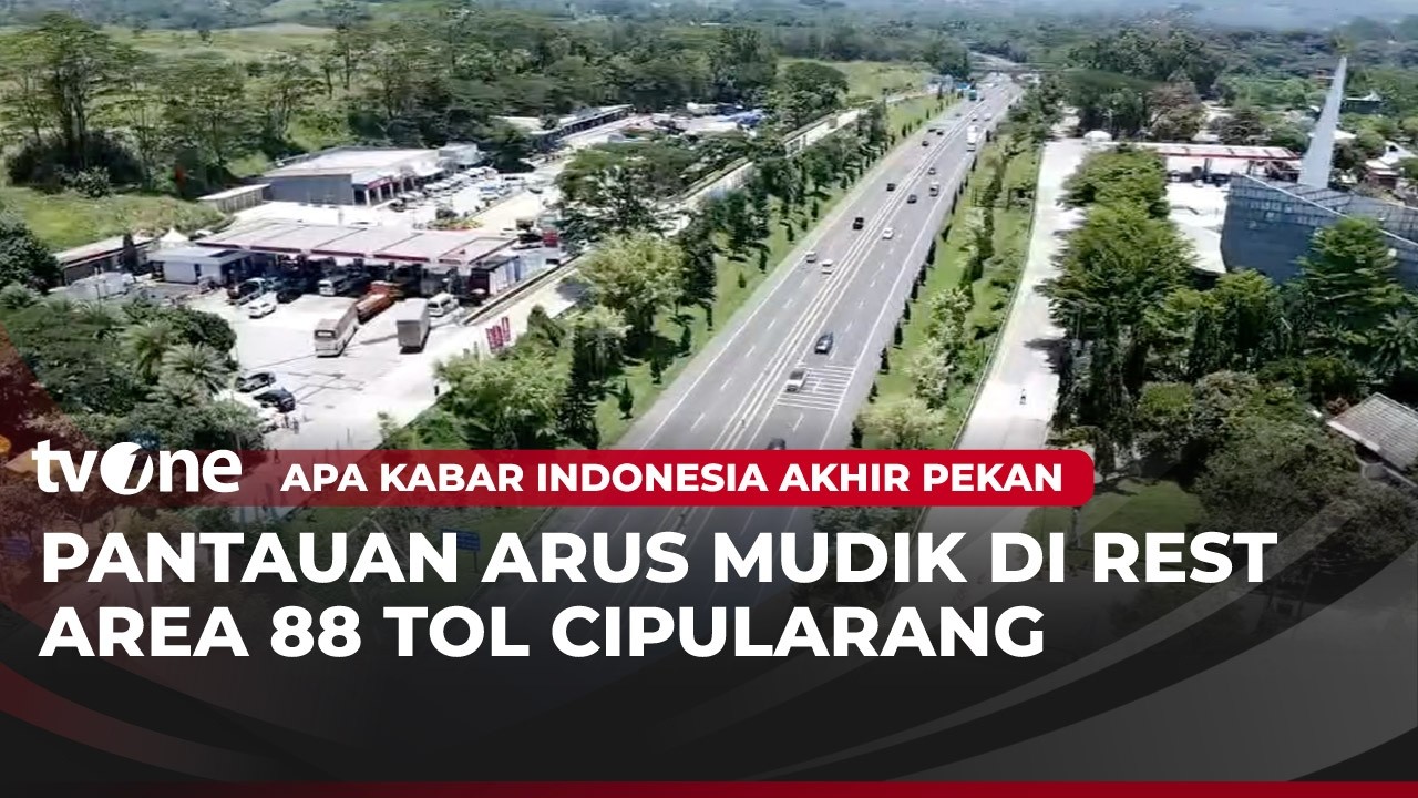 Info Mudik 2026, Kondisi Arus Lalu Lintas Dari Rest Area KM 88 Tol Jakarta-Cikampek | AKAP tvOne
