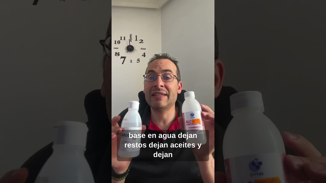 Diferentes tipos de alcohol para limpieza de equipos electr&oacute;nicos