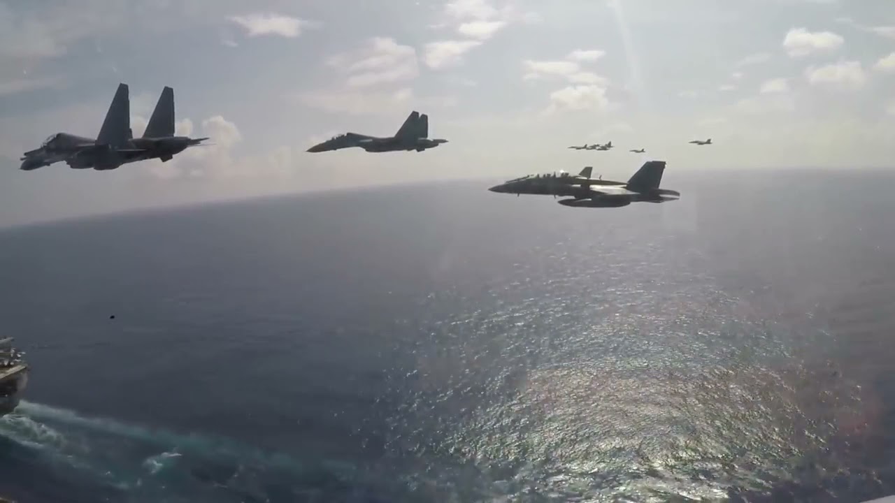 U S  Navy & Royal Malaysian Air Force  in the South China Sea