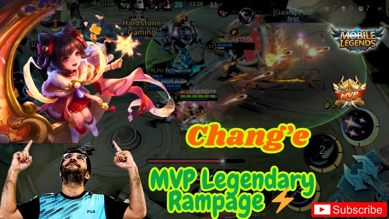 🌙 Chang’e Legendary MVP – Zero Death Domination! | MLBB | Mobile Legends Bang Bang #hardstonegaming