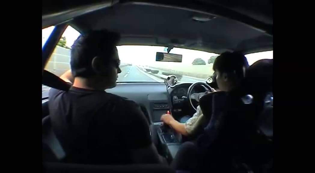 Prime Garage CA18 180SX drag car on the street