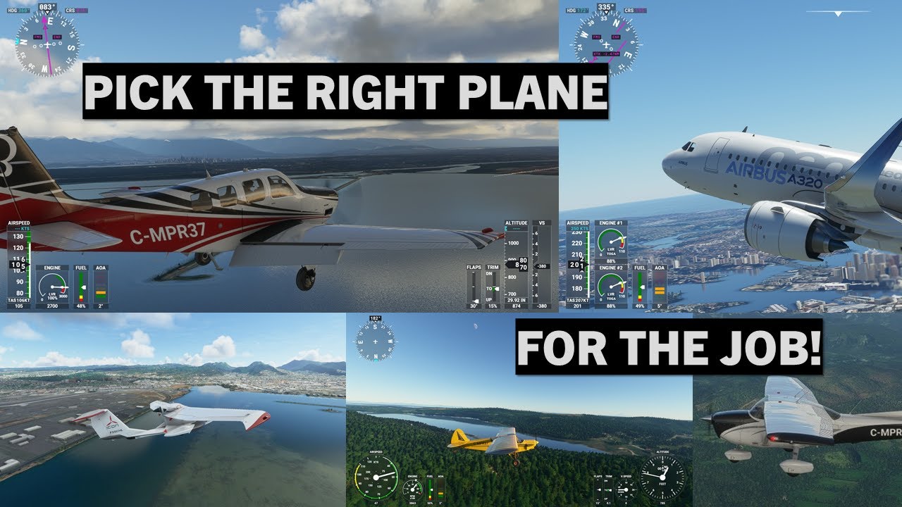 Choose The Best Airplane For Your Flight | Microsoft Flight Simulator Tutorial