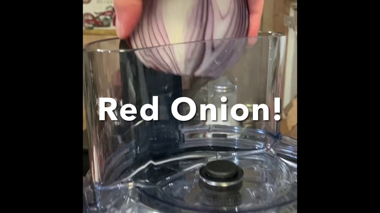Vitamix Food Processor Review - Onion & Mozarella Cheese