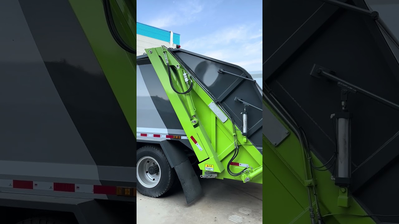 Urban Waste Collection Made Efficient | Compact Garbage Compactor Truck
