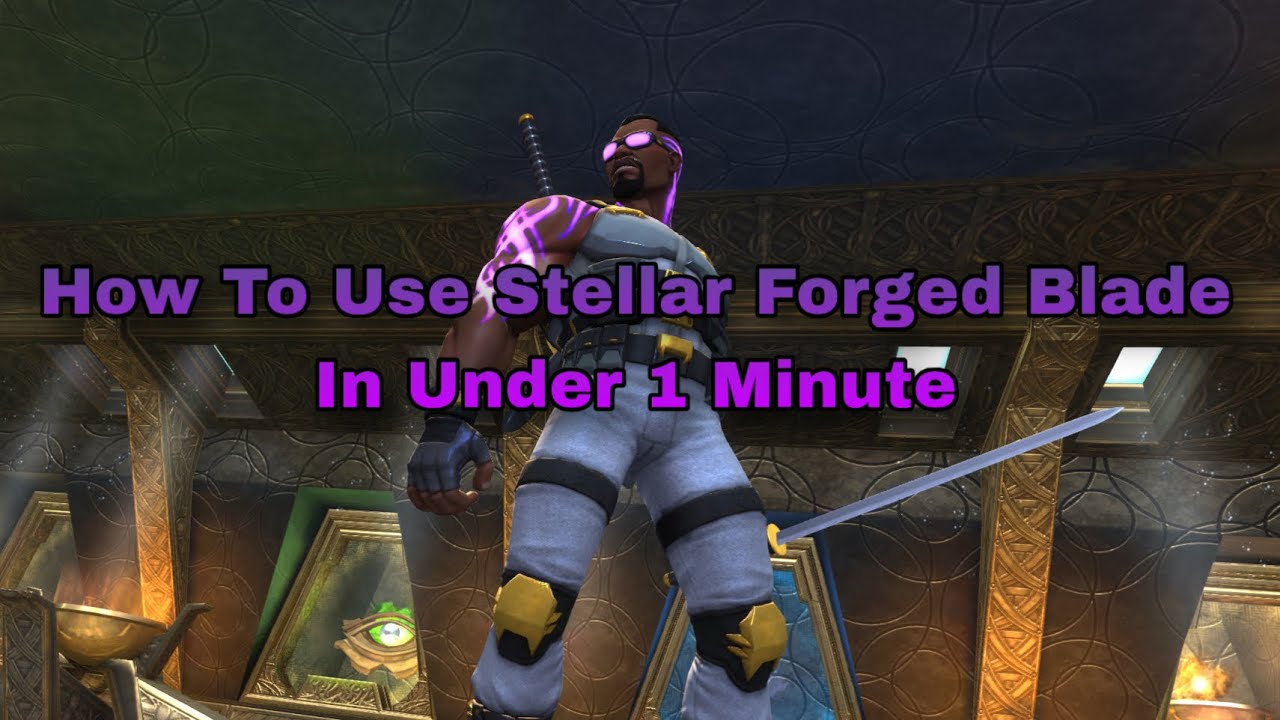 How To Use Stellar Forged Blade In MCOC | Is He Worth The Bg Grind? | 