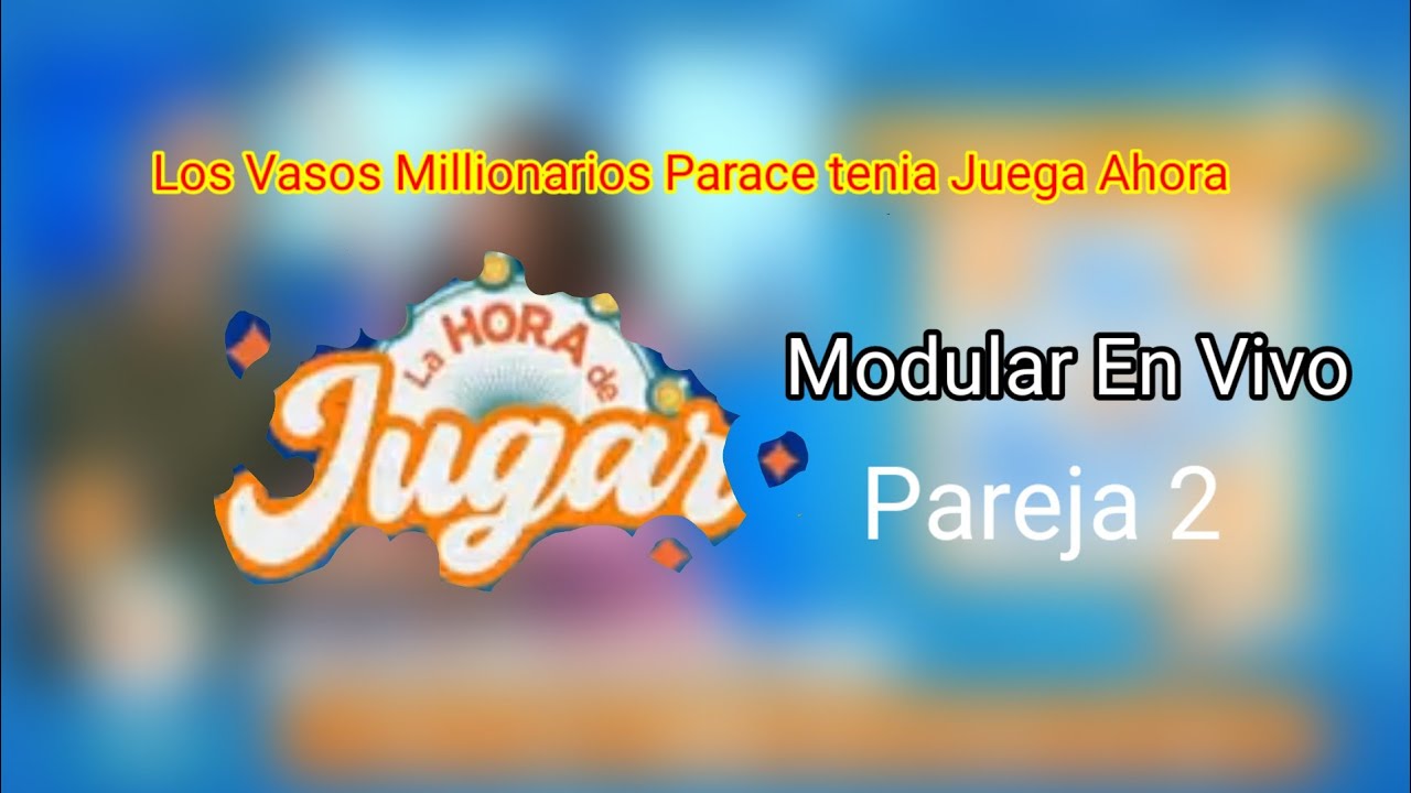 Sola Mente es Tiempo de Vasos Millonaorios en La Hora de Jugar en Mega