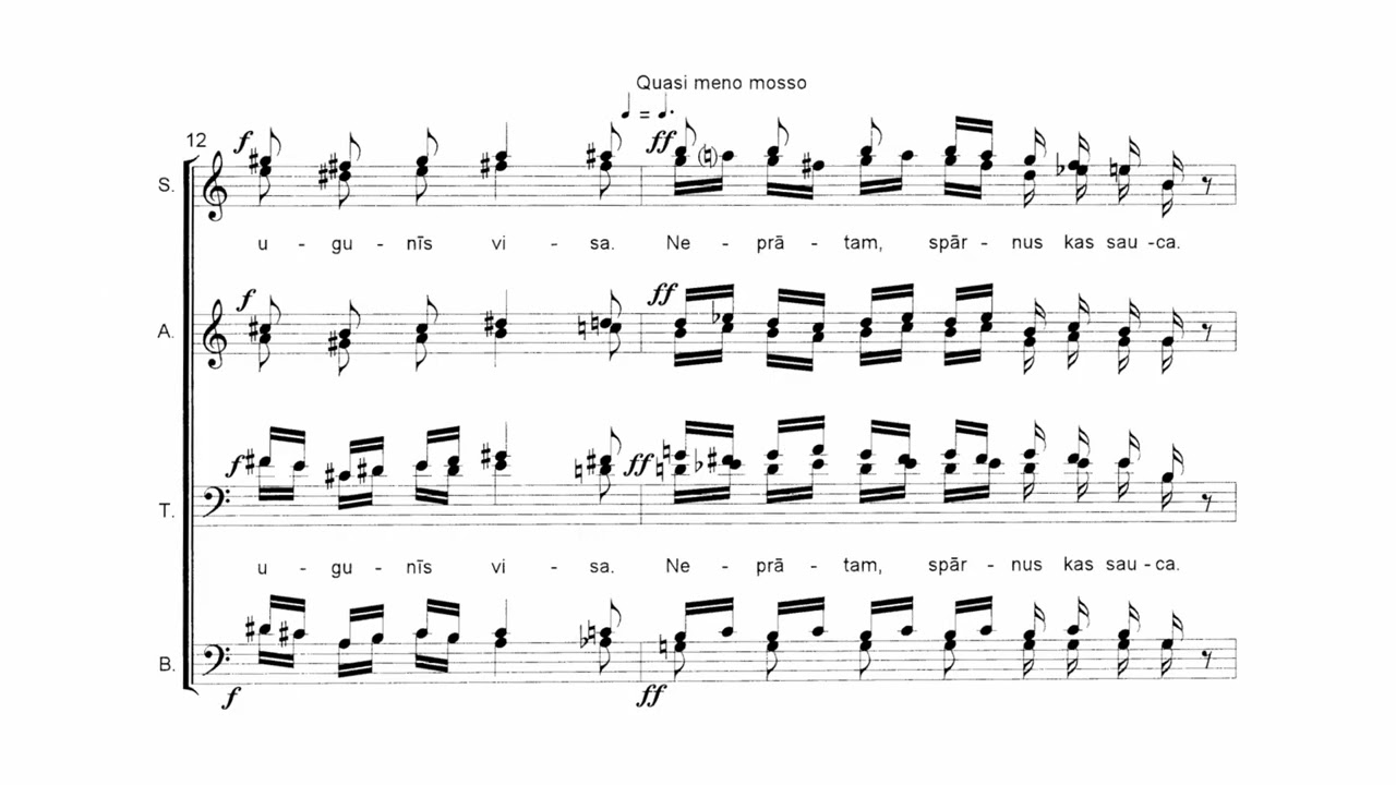 Juris Karlsons | MANA DZIESMA (MY SONG) | Riga Chamber Choir 