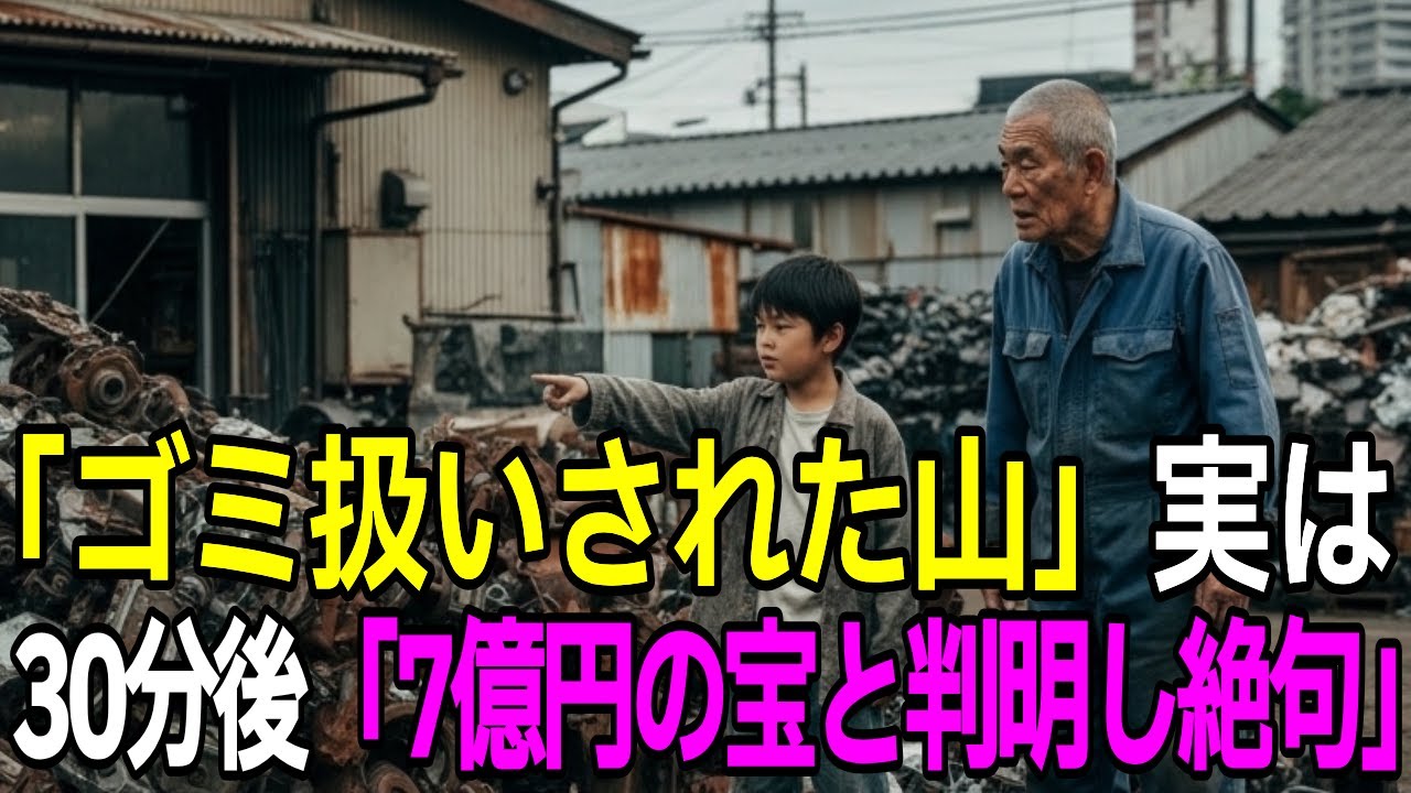 「おじいちゃん、あのゴミの山を7億円で買って！」捨てられた天才孤児の提案、信じた結果30分後に億万長者へ逆転し悪徳企業が絶句する羽目に【感動する話】【朗読】