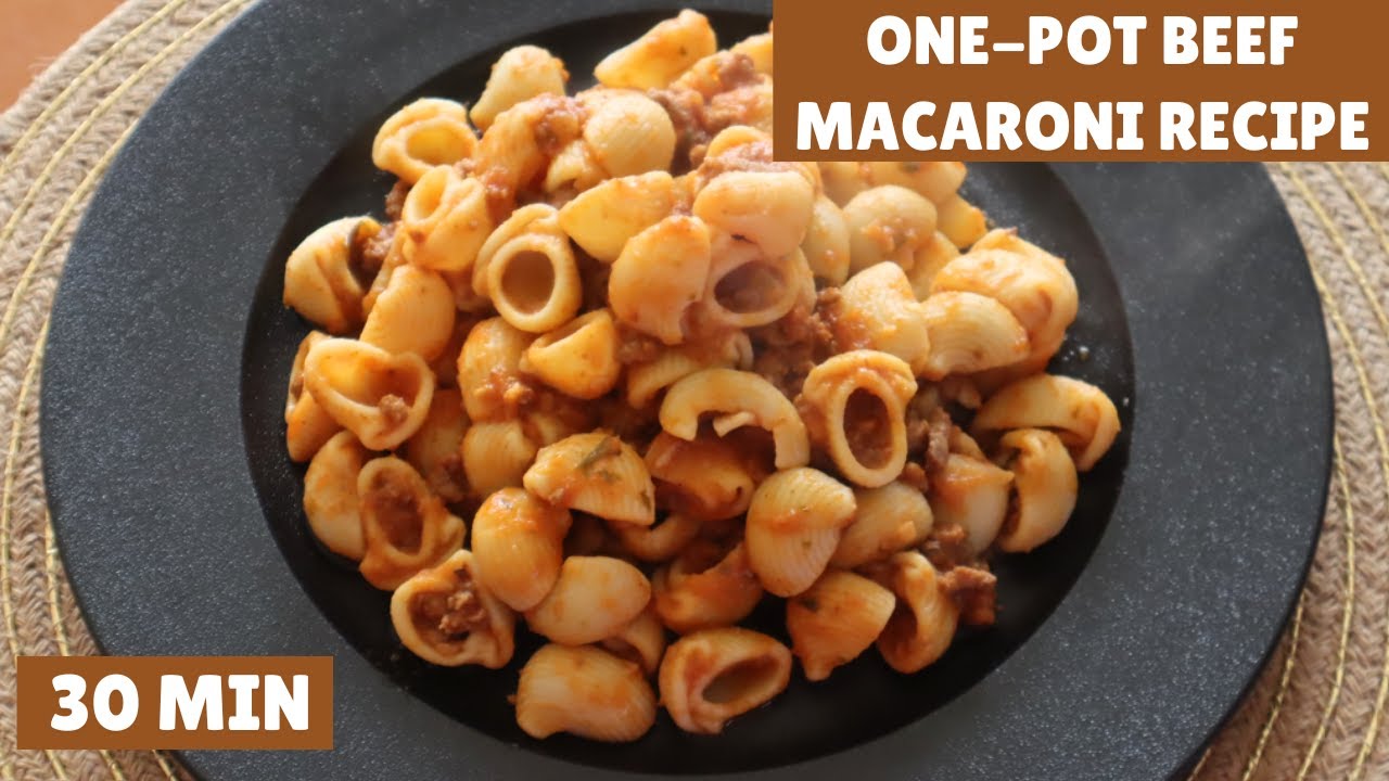 This Easy One Pot Beef Pasta Is Perfect for Family Dinner !