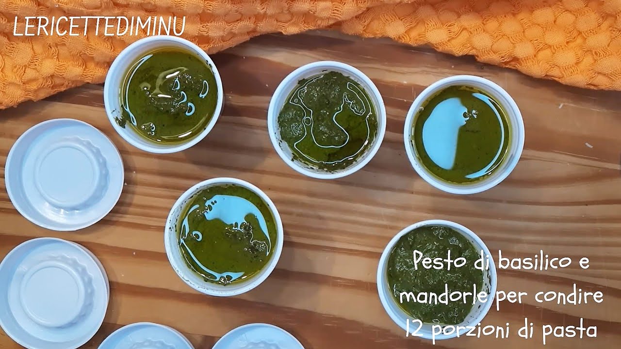 Pesto di basilico e mandorle