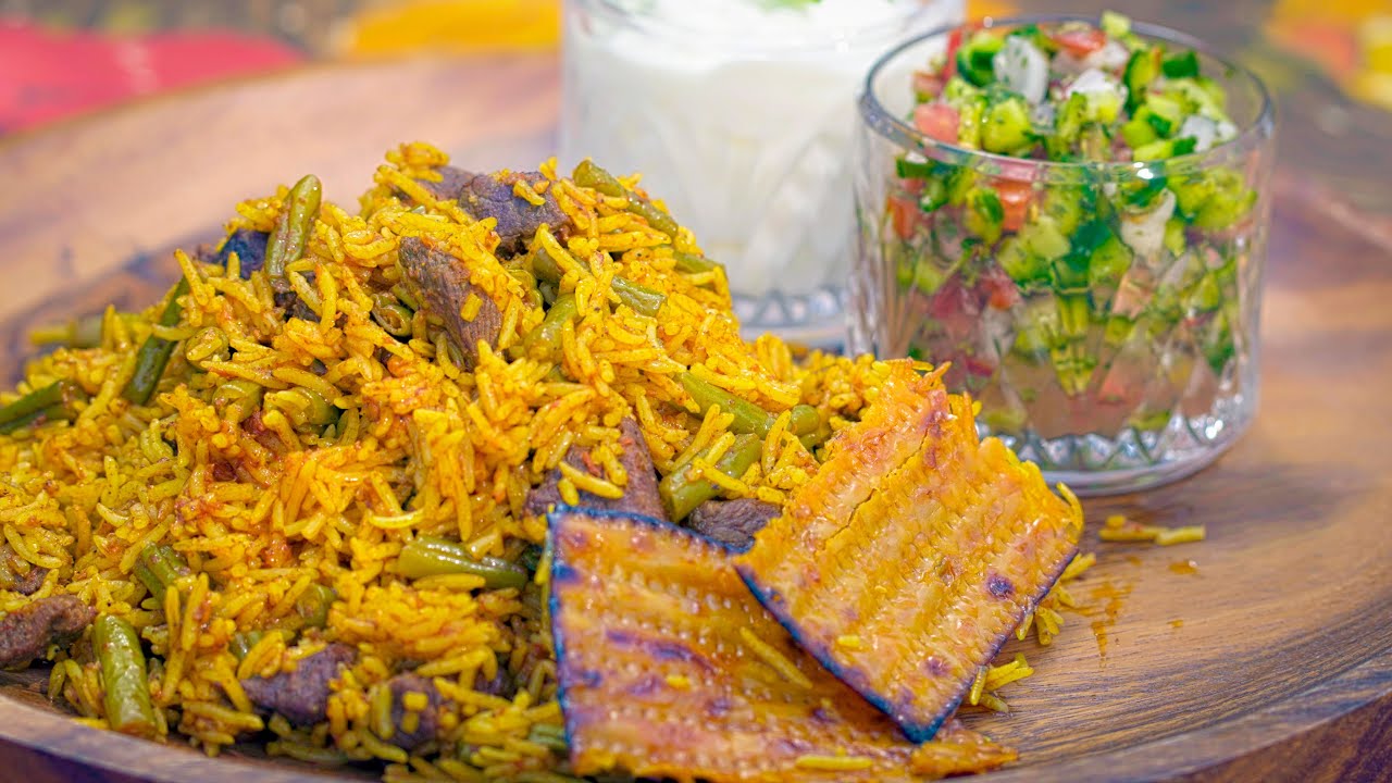 HowTo: Persian Green Beans Rice 