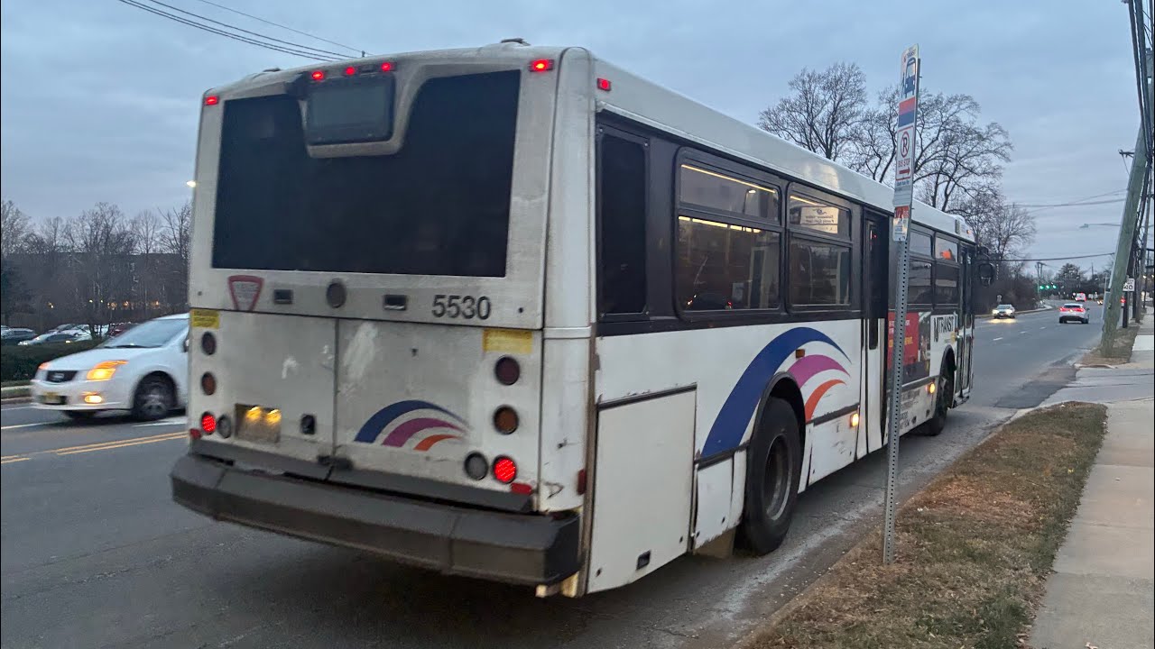 NJ Transit Bus Ride 607 Ewing (2010 NABI 416.15 5530)