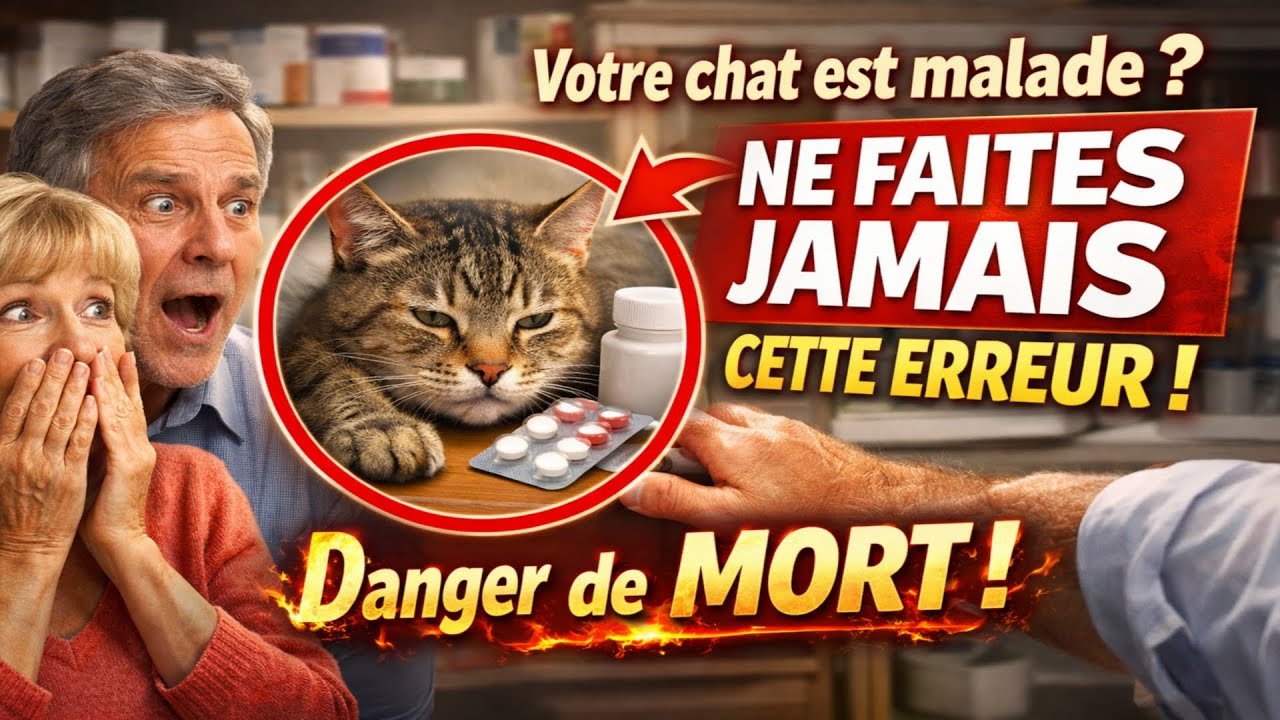 Votre chat est malade ? NE FAITES JAMAIS CETTE ERREUR ! 🙀 (Danger de MORT)