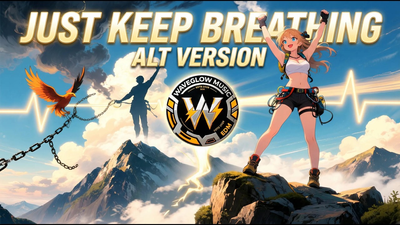 Just keep Breathing 🌬️ALT VERSION💙 Emotional Future Bass | Inspirational EDM 2025 | Wveglow Music