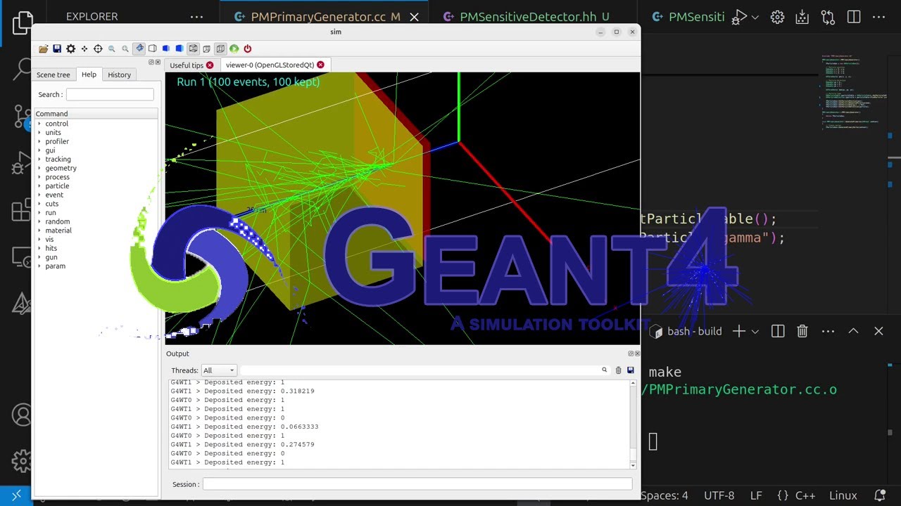 Geant4-11 Tutorial 5: Sensitive Detector for Gamma Spectroscopy
