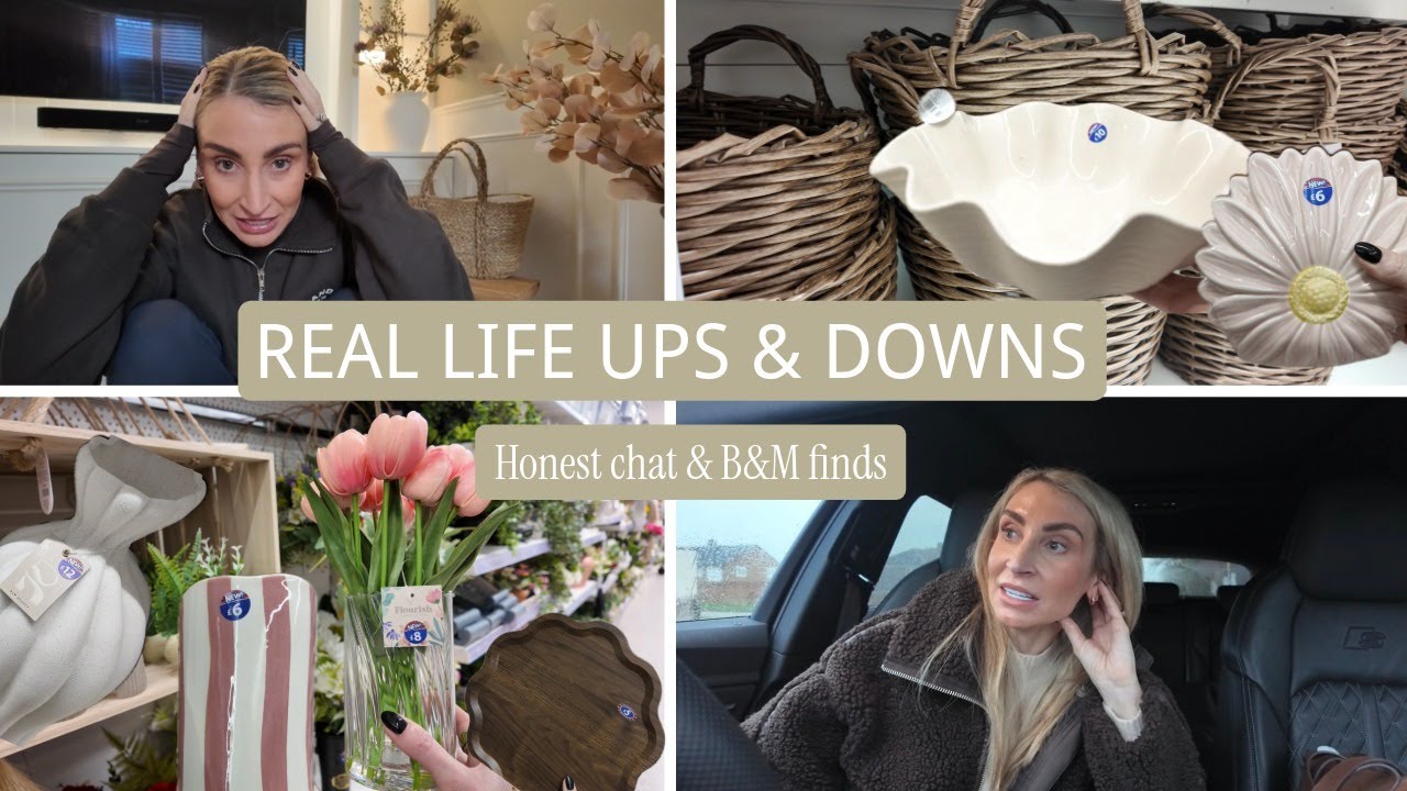 CLEANING, SOBRIETY & SPRING B&M FINDS | Honest Chat, Anxiety & Spring Inspiration ✨